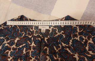 Blusa Sfera Estampada Paisley Talla M