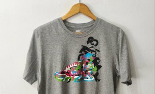 Camiseta gris regular fit Nike hombre Talla L