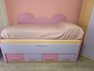 Cama nido con cajones