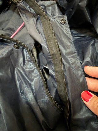 Impermeable azul