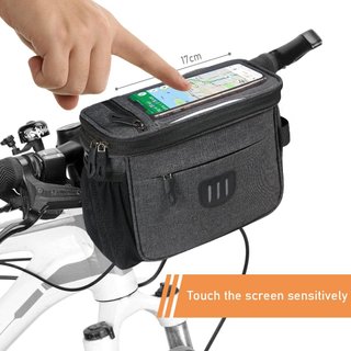 flintronic Bolsa manillar bicicleta 6L impermeable