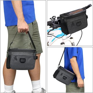 flintronic Bolsa manillar bicicleta 6L impermeable