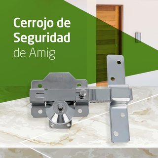 Amig Cerrojo seguridad acero con llaves 50mm