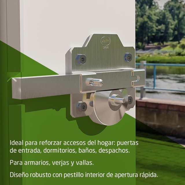 Amig Cerrojo seguridad acero con llaves 50mm