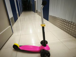 Patinete infantil 3 ruedas rosa