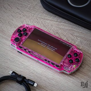 PSP 2000 Cyber Pink USB-C 64GB Batería Nueva