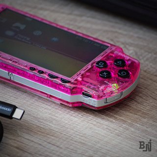 PSP 2000 Cyber Pink USB-C 64GB Batería Nueva