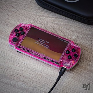 PSP 2000 Cyber Pink USB-C 64GB Batería Nueva