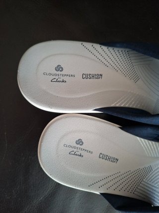 Chanclas Clarks Cloudsteppers Mujer Azul/Gris
