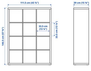 Estantería modular blanca Ikea