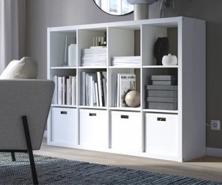 Estantería modular blanca Ikea