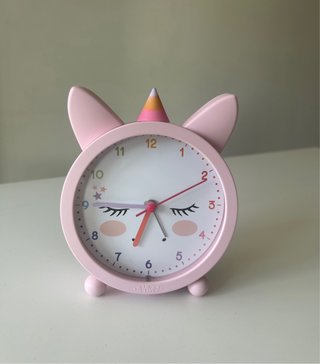Despertador infantil unicornio niña