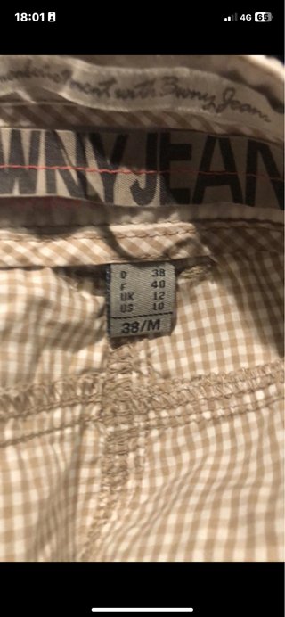 Shorts BWNY Beige Cuadros
