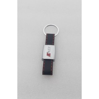 Llavero de Cuero con Logo Metalico AUDI RS REGALO