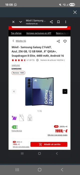 Samsung Galaxy z fold 7