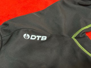 Maillot Ciclismo DTB Negro con Cremallera