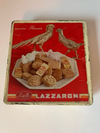 Scatola di Latta Lazzaroni Dolcezze vintage