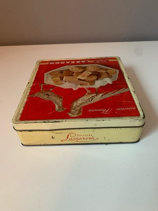 Scatola di Latta Lazzaroni Dolcezze vintage