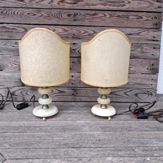Coppia di lampade per tavolino da notte