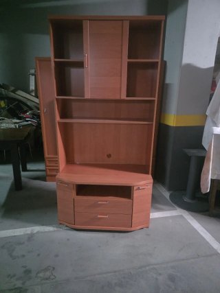 Mueble de salón de madera