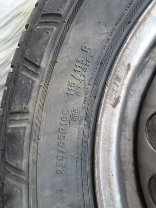Neumáticos con llantas Man tge crafter  235/65 R16