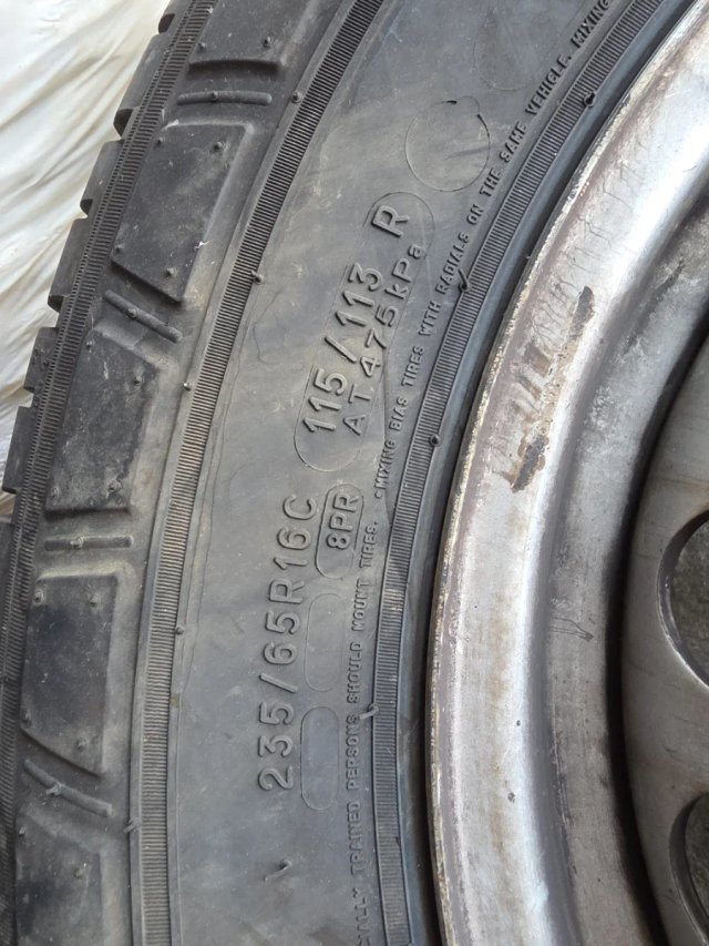 Neumáticos con llantas Man tge crafter  235/65 R16