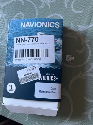 Tarjeta Navionics NN-770 NAEU010R