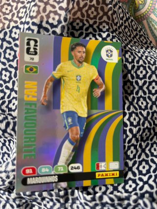 Carta Panini Marquinhos Fan Favourite