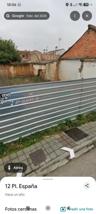 Venta de solar centrico 298m2