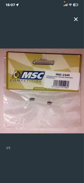 Anuncio para David, de carbones de motor MSC