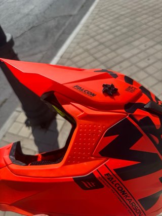 Casco Falcon Motocross Naranja