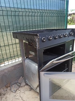 Cocina de gas con horno