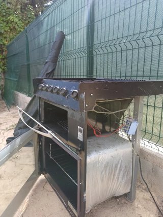 Cocina de gas con horno