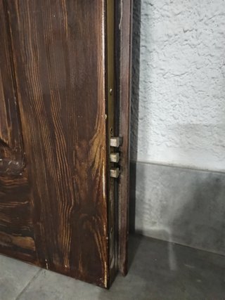 Puerta exterior aluminio blindada