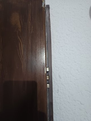 Puerta exterior aluminio blindada