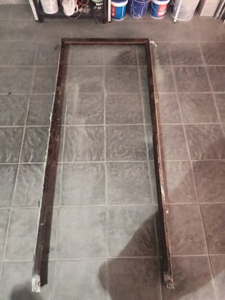 Puerta exterior aluminio blindada