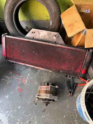 Radiador Alpine + Alternador