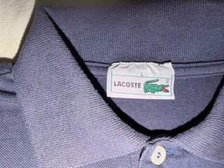 Polo Lacoste Azul Talla L