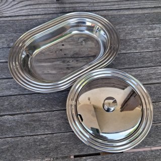 Zuccheriera e ciottola in acciaio inox