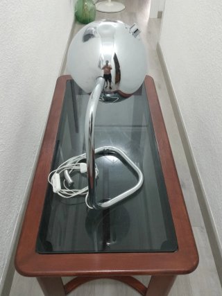 Lámpara de techo moderna plateada