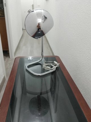 Lámpara de techo moderna plateada