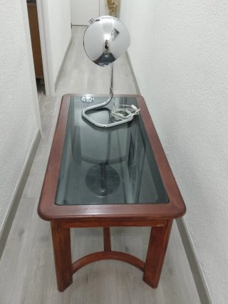 Lámpara de techo moderna plateada
