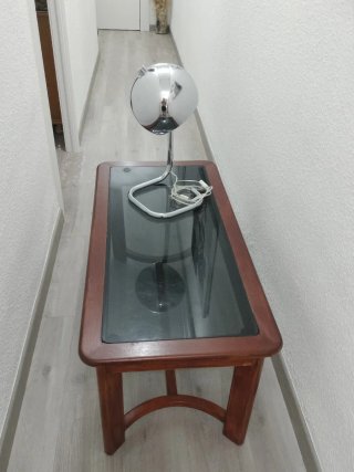 Lámpara de techo moderna plateada