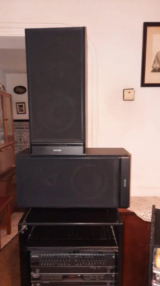 Equipo HI-FI Vintage Philips con Mueble