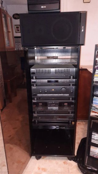 Equipo HI-FI Vintage Philips con Mueble