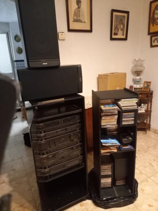 Equipo HI-FI Vintage Philips con Mueble