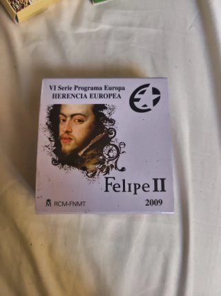 Moneda 10 euros Felipe II 2009