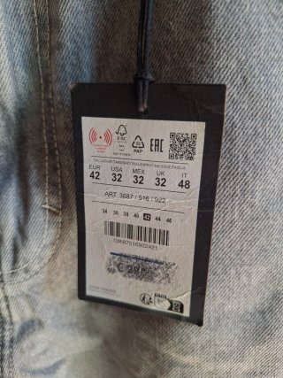 STWD Pantalón Corto Vaquero Baggy Loose Hombre