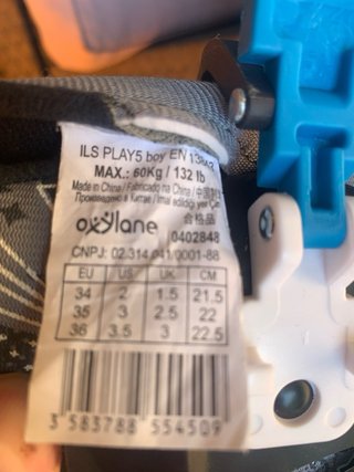 Patines en línea Oxelo con protecciones y casco