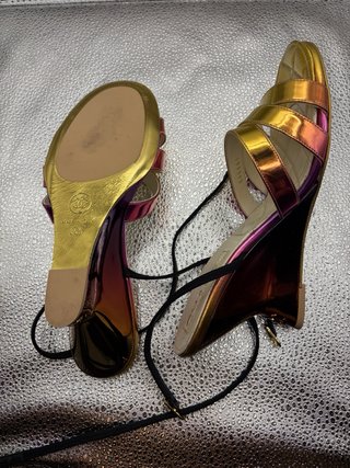 Chanel Sandali Oro Rosa